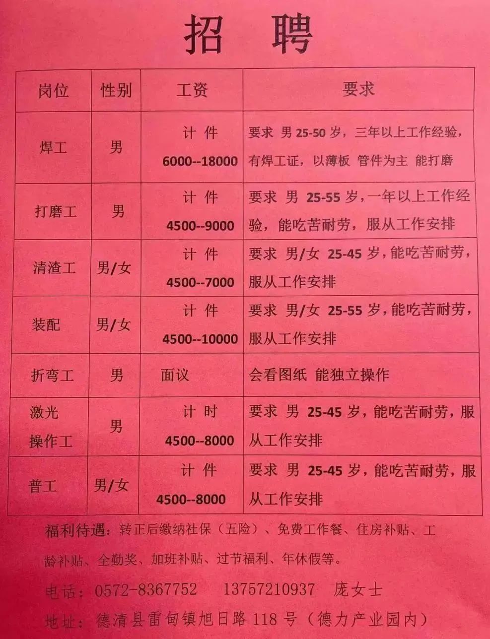 今天清河县最新招工,今天清河县最新招工信息及其影响，清河县最新招工信息及影响分析
